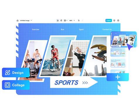 Free Sports Photo Collage Maker .